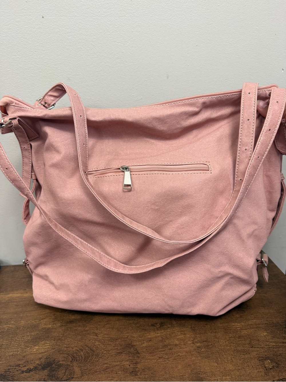 Everyday Pink Tote Bag - Soft Pink Shoulder Handbag